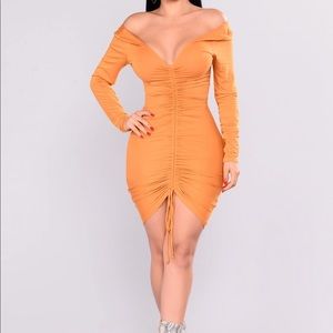 Hong Kong Mustard Dress